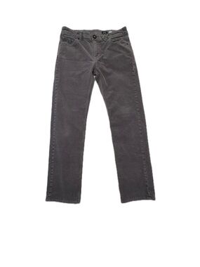 Volcom Solver Modern Straight Corduroy Pants Grey Men's Size 32